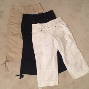 NWT (3) Point Zero Capri’s Size 2